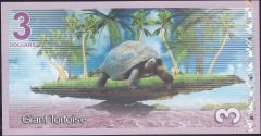 Aldabra Island 3 Dolar 2017 Çil Fantazi Para