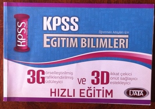 KPSS EĞİTİM BİLİMLERİ 3G 3D HIZLI EĞİTİM - DATA 2012