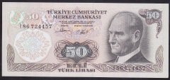 6.EMİSYON 2.TERTİP 50 LİRA I86 724457 ÇİLALTI ÇİL