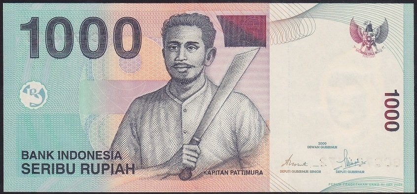Endonezya 1000 Rupiah 2000 / 2006 ÇİL
