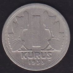 1935 Yılı 1 Kuruş