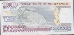 7.Emisyon 3.Tertip 1 000 000 Lira P56 625884 Çok Temiz+