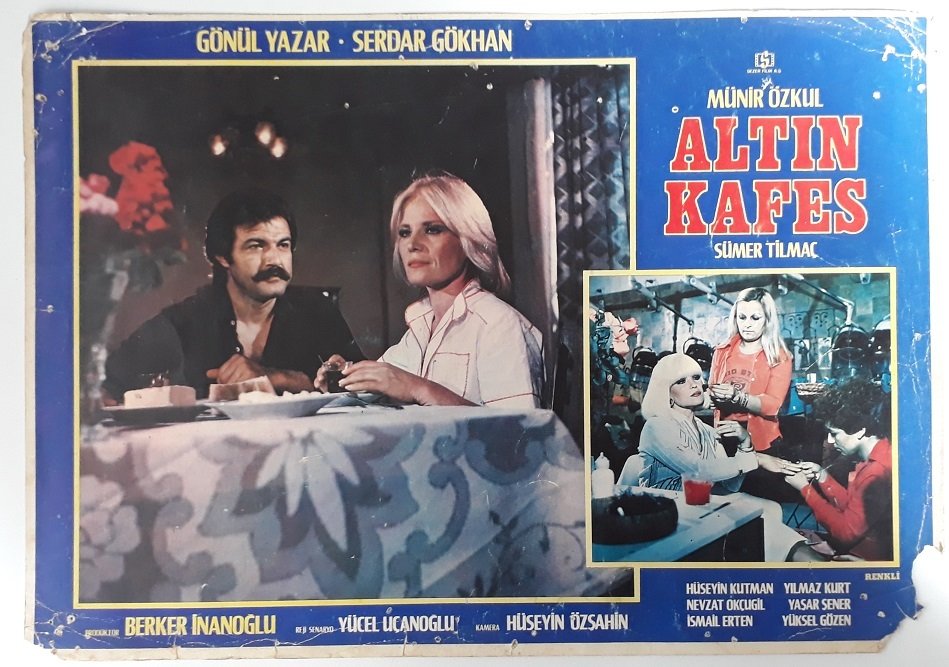 Altın Kafes - Gönül Yazar - Serdar Gökhan - Lobi Kartı 3 Haliyle