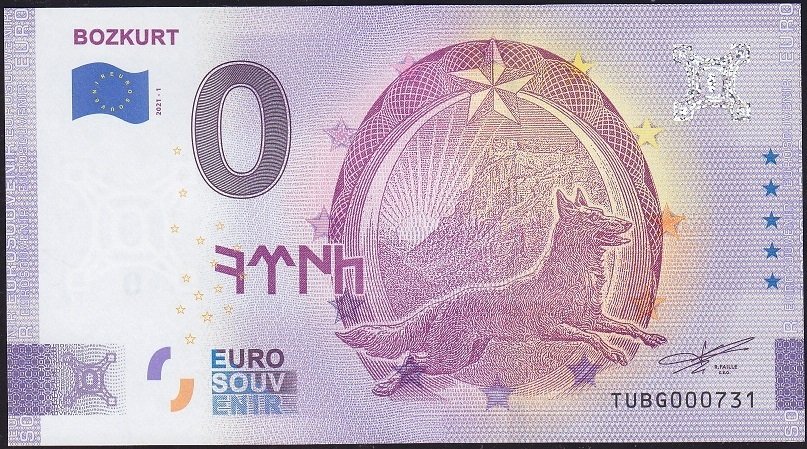 Bozkurt 0 Euro 2021 Çil 0007xx Numaralı