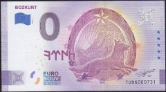 Bozkurt 0 Euro 2021 Çil 0007xx Numaralı