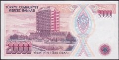 7.Emisyon 1.Tertip 20000 Lira C36 485638 Çilaltı