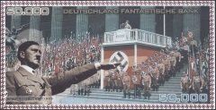 Almanya 50000 Mark Çil Nazi - Hitler Fantazi Para
