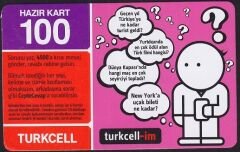 Turkcell Hazır Kart 100 Kontör 2009