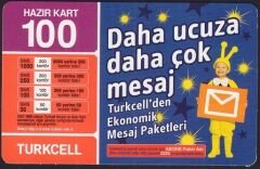 Turkcell Hazır Kart 100 Kontör 2009