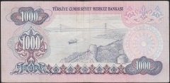 6.Emisyon 2.Tertip 1000 Lira C71 279290 Çok Temiz