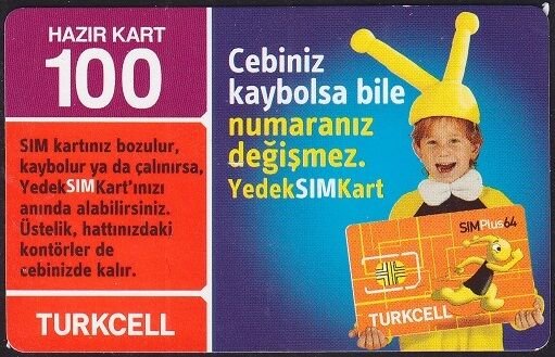 Turkcell Hazır Kart 100 Kontör 2010