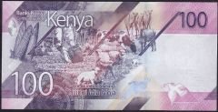 Kenya 100 Şiling 2019 Çilaltı Çil Pick 53