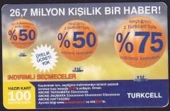 Turkcell Hazır Kart 100 Kontör 2007