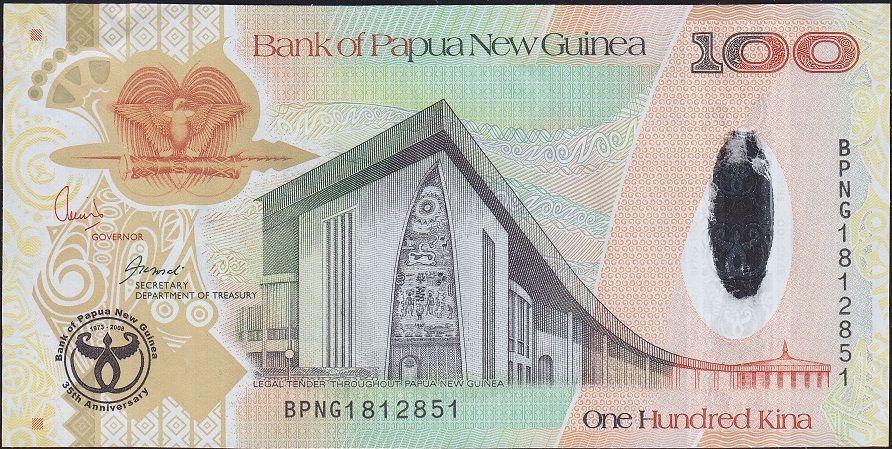 Papua New Guine 100 Kina 2008 Çil Pick 37