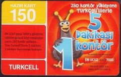 Turkcell Hazır Kart 150 Kontör 2010