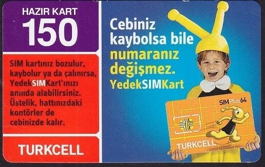 Turkcell Hazır Kart 150 Kontör 2010