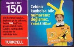 Turkcell Hazır Kart 150 Kontör 2010