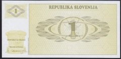 Slovenya 1 Tolar 1990 ÇİL Pick 1a