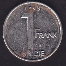 Belçika 1 Frank 1998