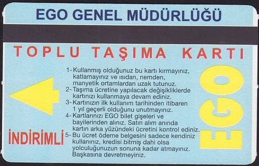 EGO Toplu Taşıma Kartı