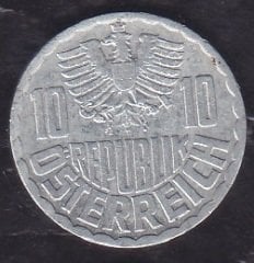 Avusturya 10 Groschen 1979