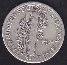 Amerika 1 Dime 1941 Gümüş