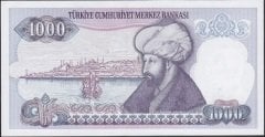 7.Emisyon 1.Tertip 1000 Lira E25 401416 Çil