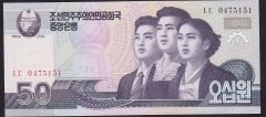 Kuzey Kore 50 Won 2002 Çil 5151