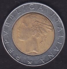 İtalya 500 Liret 1988