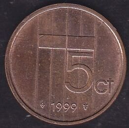 Hollanda 5 Cent 1999