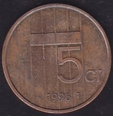 Hollanda 5 Cent 1996