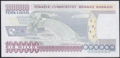 7.Emisyon 3.Tertip 1 000 000 Lira P14 957769 Çil ( Filigran Tip 3 )