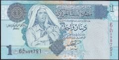 Libya 1 Dinar 2004 Çil Pick 68a