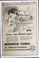 Reklam - Migros Türk Kartpostal