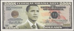 Obama Dolar 2008 - Fantazi Para Çil