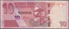 Zimbabwe 10 Dolar 2020 Çilaltı Çil Pick 103 - 1752000