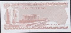 6.Emisyon 3.Tertip 20 Lira H01 886026 Çil