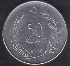 1979 YILI 50 KURUŞ ÇİL