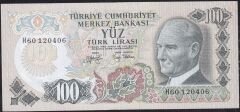 6.Emisyon 2.Tertip 100 Lira H60 120406 Çok Temiz+