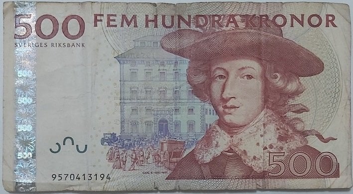 İsveç 500 Kron 1994 Temiz