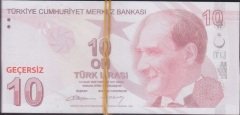 9. Emisyon 10 Lira Deste (100 Adet) Geçersiz Düğün Parası