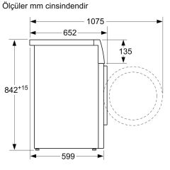 Siemens WT47XK8XTR Kurutma Makinesi 9 kg