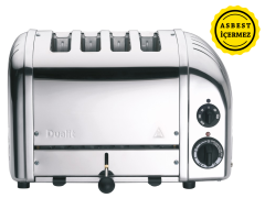 Dualit 47030 Classic 4 Hazneli Ekmek Kızartma Çelik