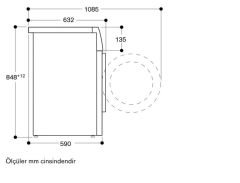 Gaggenau WM260164 200 Series Çamaşır Makinesi 10 kg 1600 Dev./Dak.