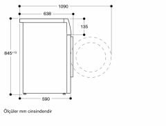 Gaggenau WM260165 200 Serisi Çamaşır Makinesi 10 Kg 1600 Dev./Dak.