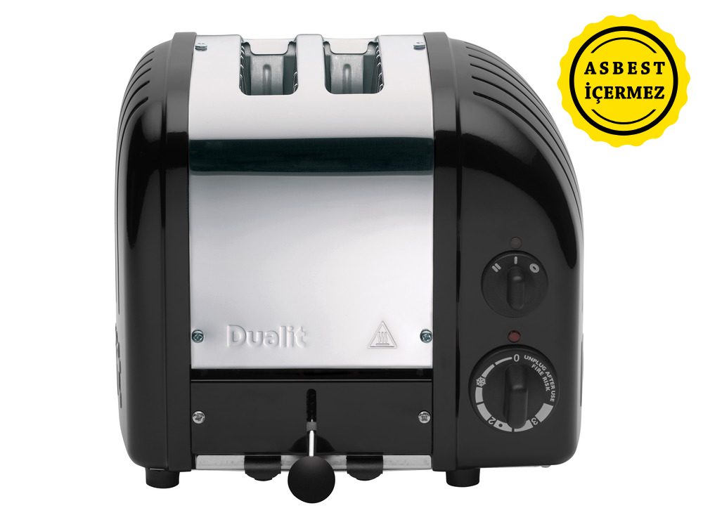 Dualit 27035 Classic 2 Hazneli Ekmek Kızartma Siyah