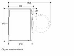Gaggenau WT260165 200 Serisi Sıcak Hava Pompalı Çamaşır Kurutma Makinesi 9 Kg