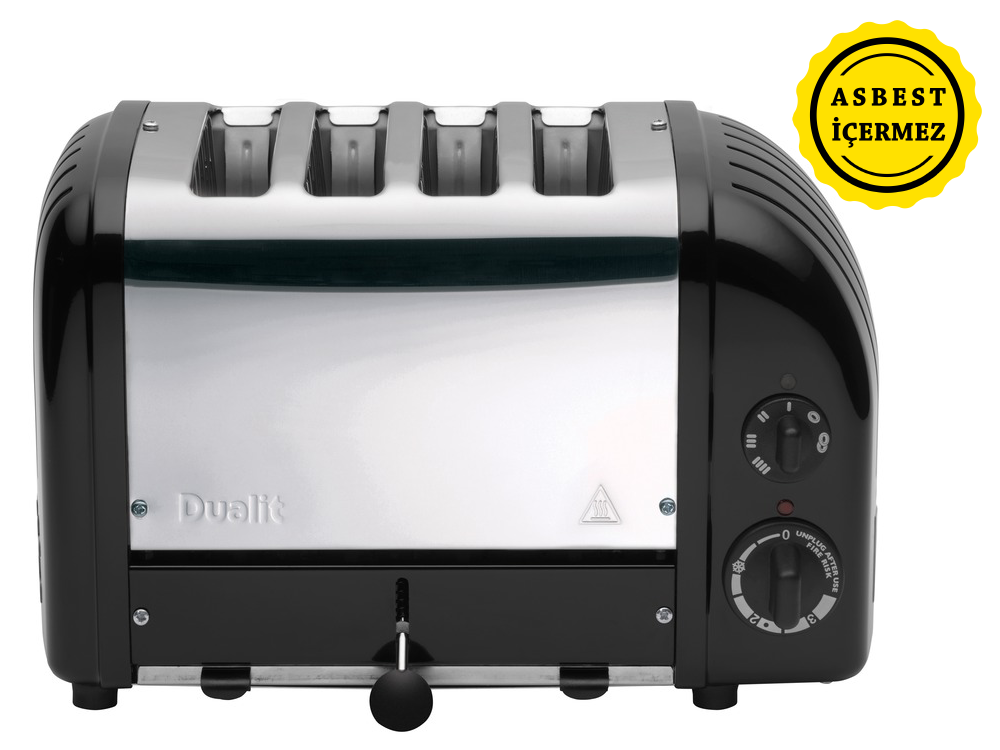 Dualit 47035 Classic 4 Hazneli Ekmek Kızartma Siyah