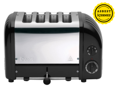 Dualit 47035 Classic 4 Hazneli Ekmek Kızartma Siyah