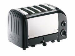 Dualit 47035 Classic 4 Hazneli Ekmek Kızartma Siyah